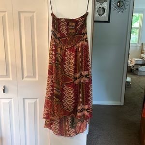 Speed Control strapless dress sz L